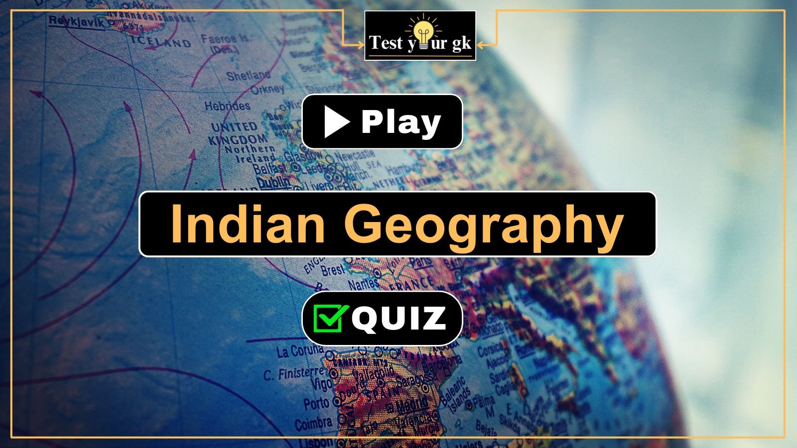Indian Geography Quiz featuring questions on rivers, mountains, states, capitals, climate, and physical features of India for competitive exam preparation.