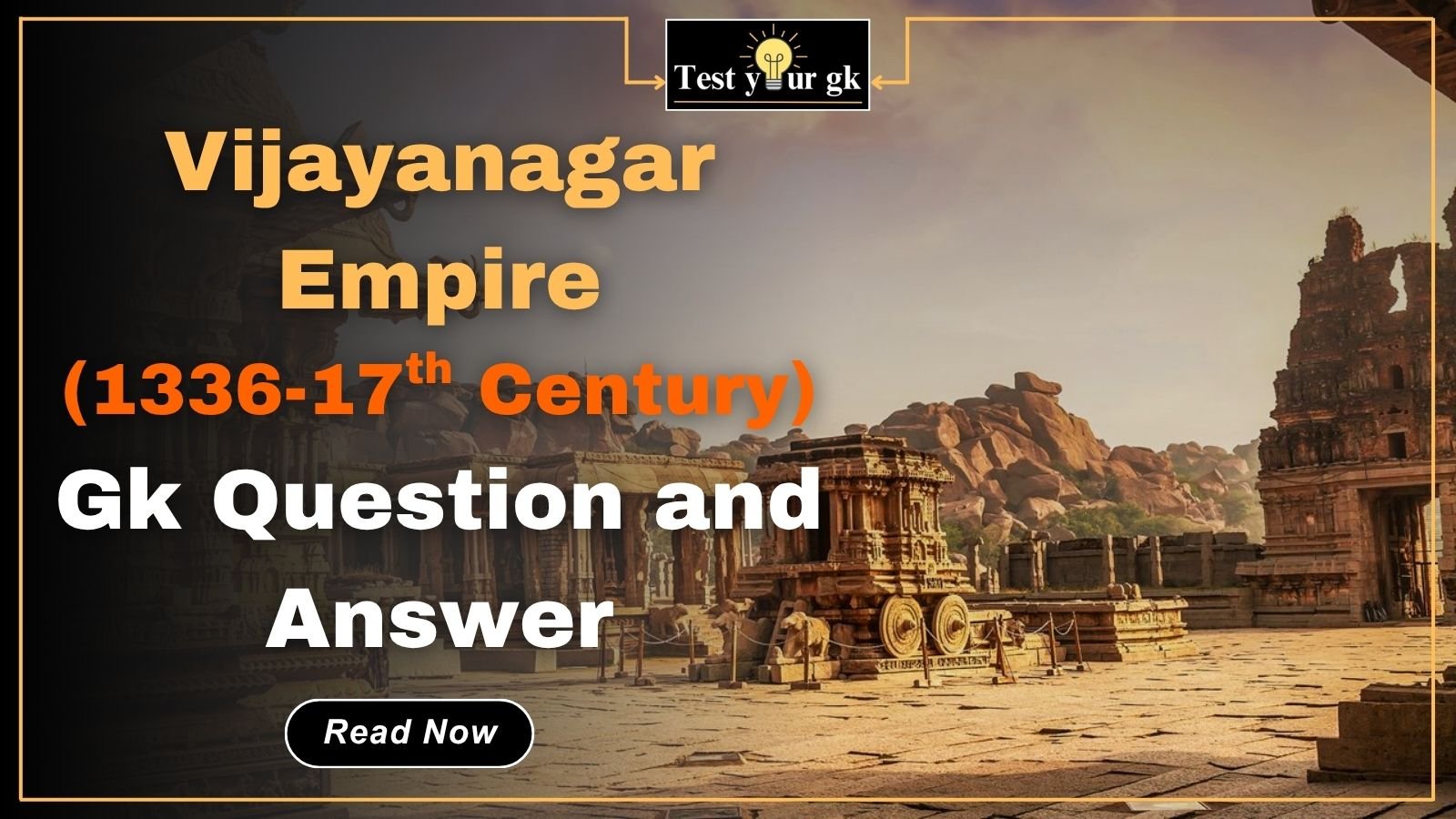 Vijayanagar Empire GK MCQs questions and answers for UPSC SSC competitive exams Hampi Krishnadevaraya history quiz