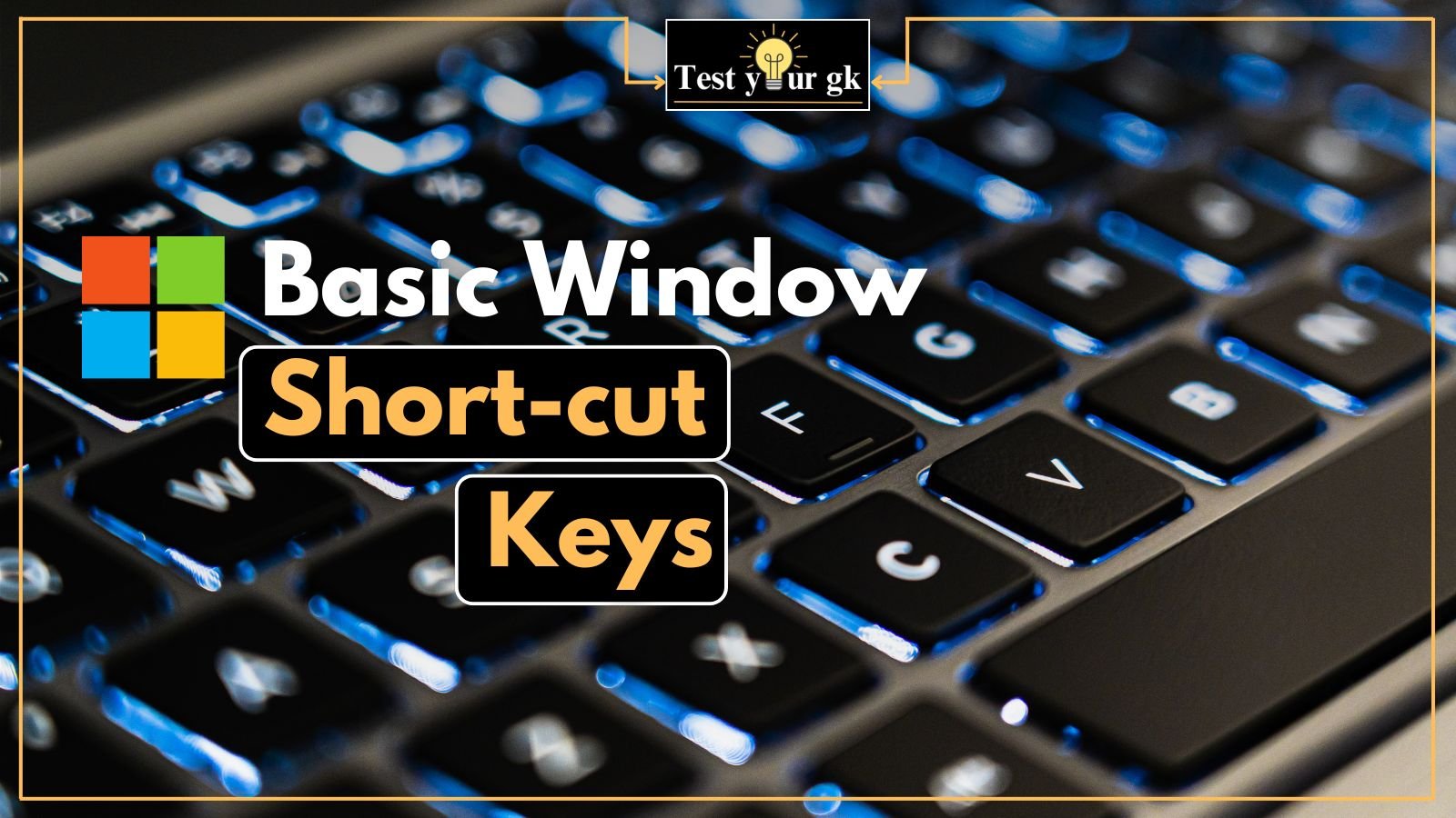 computer windows shortcut keys chart for ssc bank upsc exams