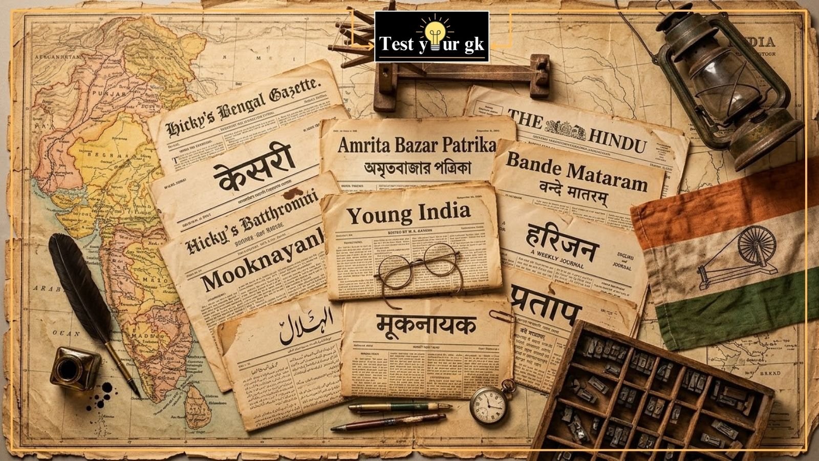 Founders of Newspapers and Journals During British India important for UPSC, SSC and other competitive exams